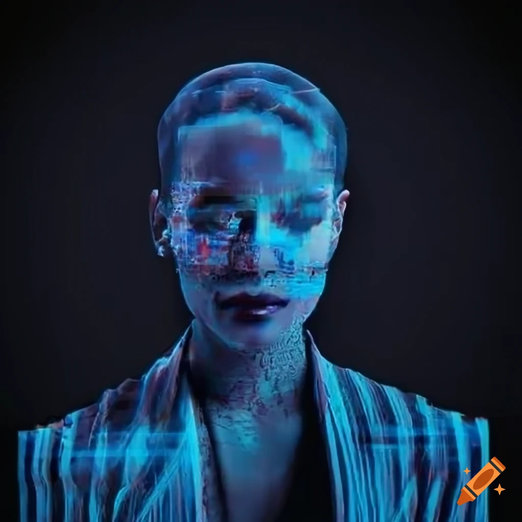Glitch Art Hologram Portrait Of A Stylish Person On Craiyon glitch-art-hologram-portrait-of-a-stylish-person-on-craiyon