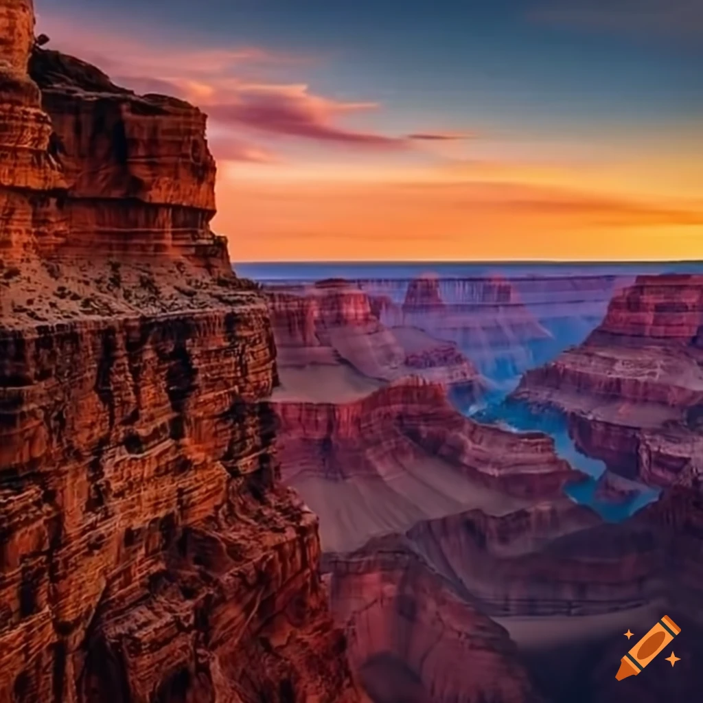portrait of the Grand Canyon in Spring