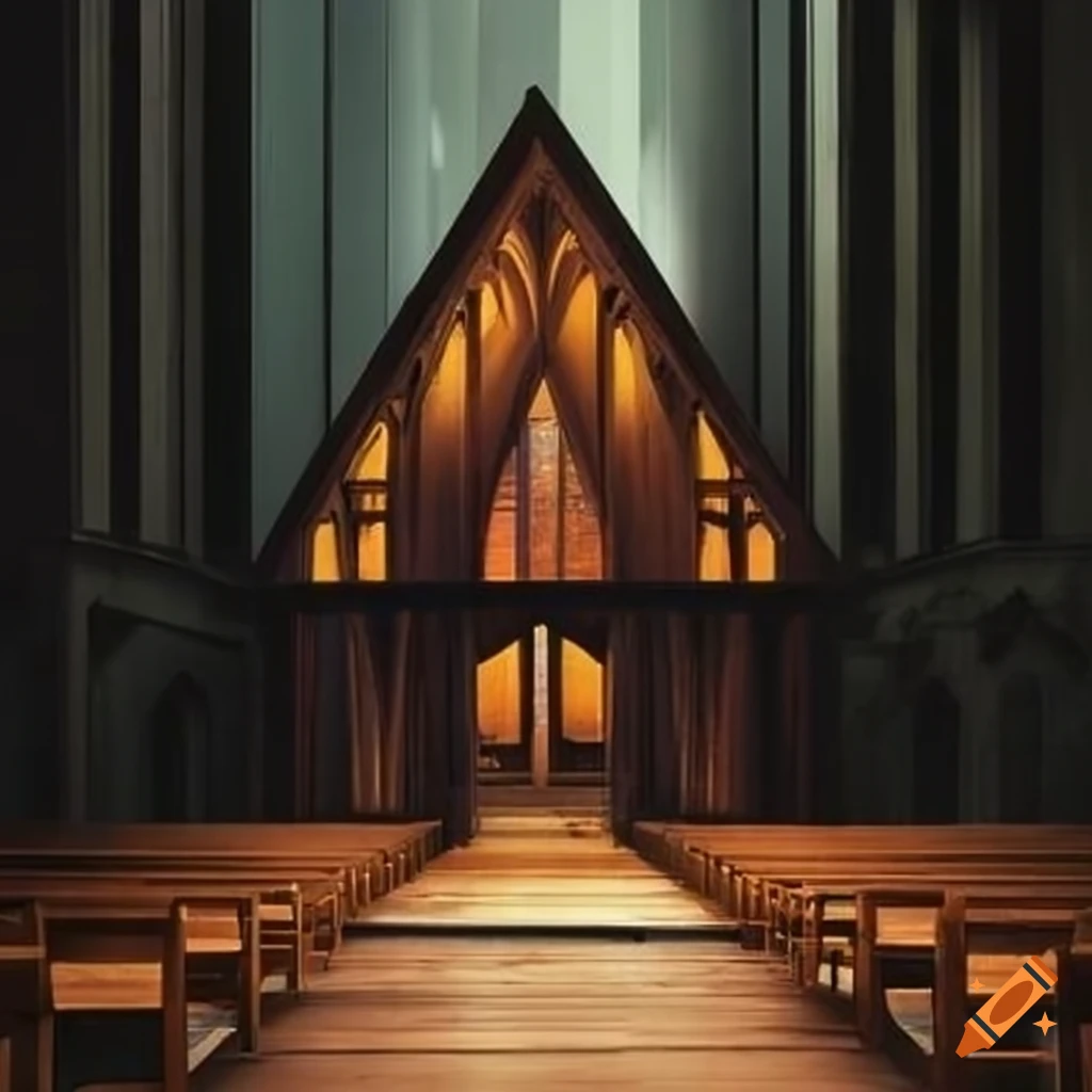 cathedral-like cabin architecture