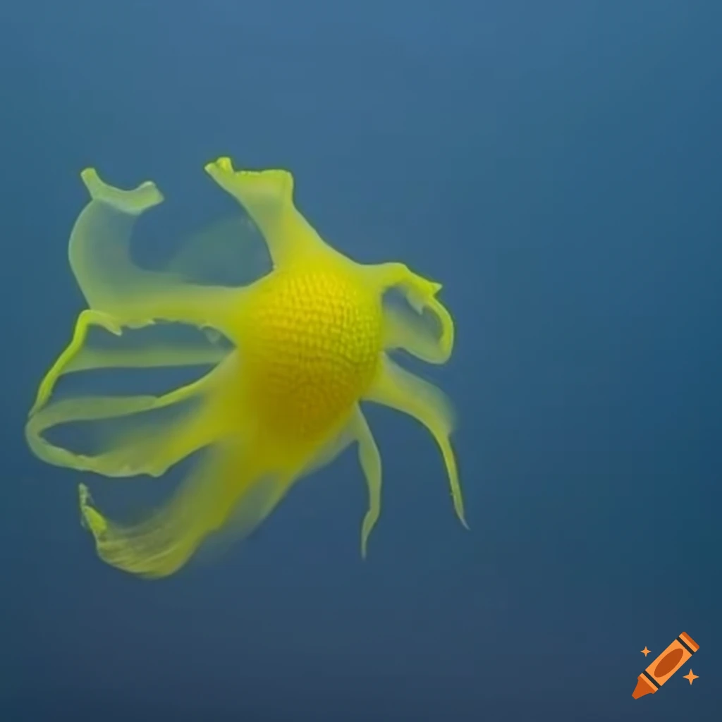 translucent-yellow-underwater-creature-on-dark-blue-background-on-craiyon