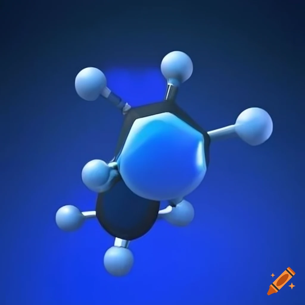 Transformation Of Prussian Blue To Berlin White Molecule On Craiyon Transformation Of Prussian Blue To Berlin White Molecule On Craiyon