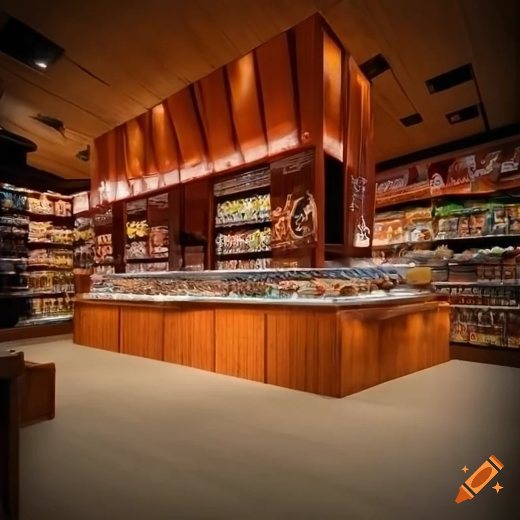 Indonesian Snack store in Canada on Craiyon