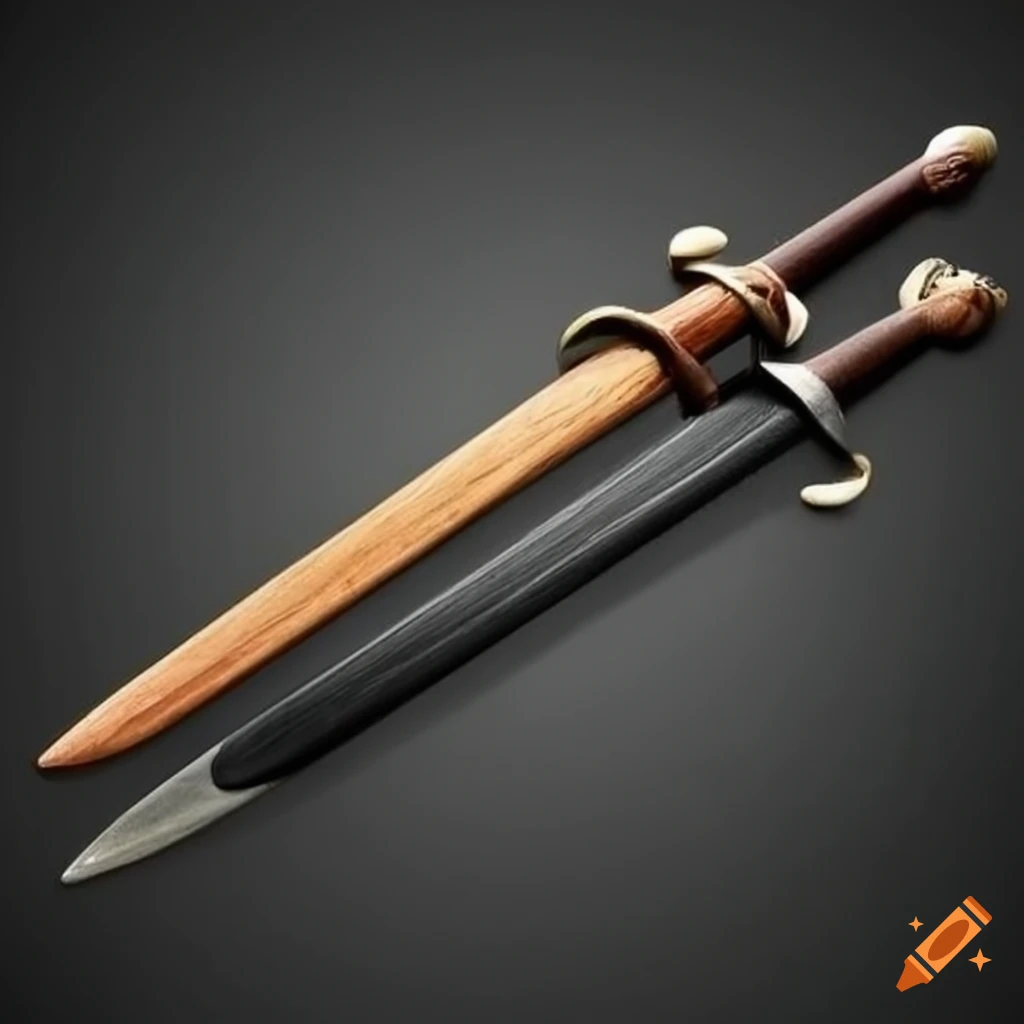 Wooden sword for fencing