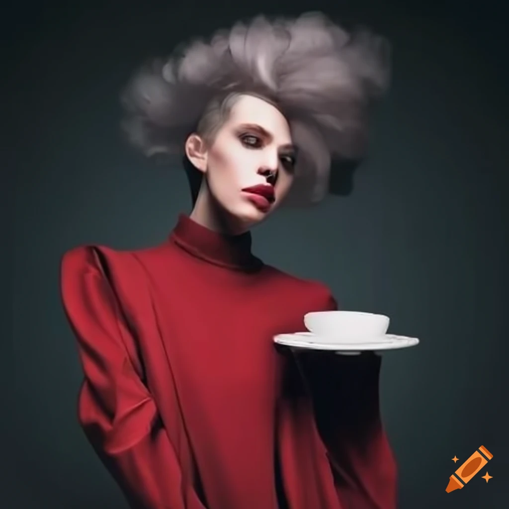 Stylish Person Holding A Plate