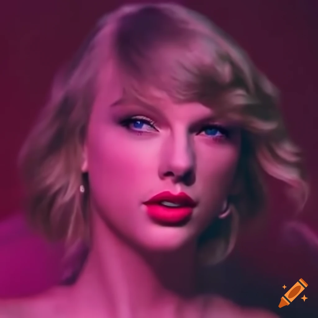 Flamingo pink color representing taylor swift's album