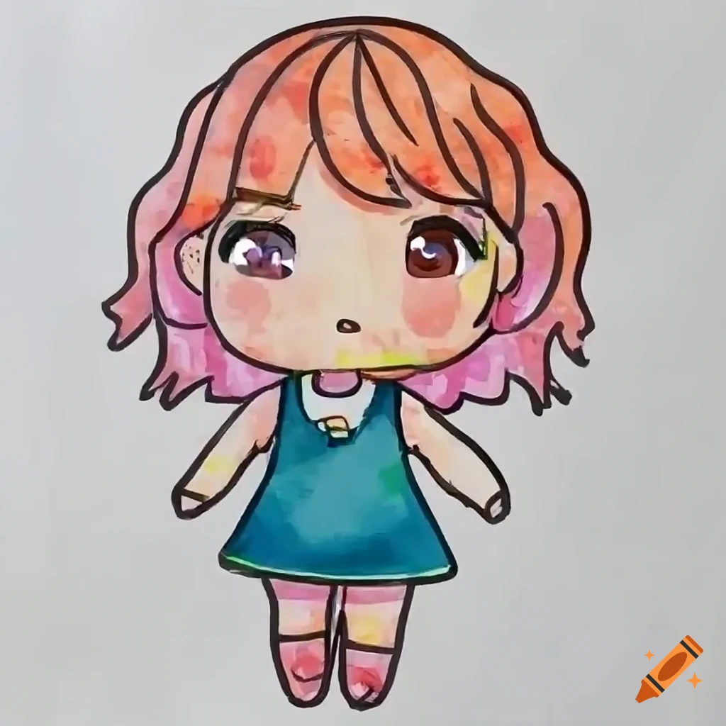 cuta girl / drawing anime | Anime drawings, Cute anime chibi, Cute kawaii  drawings