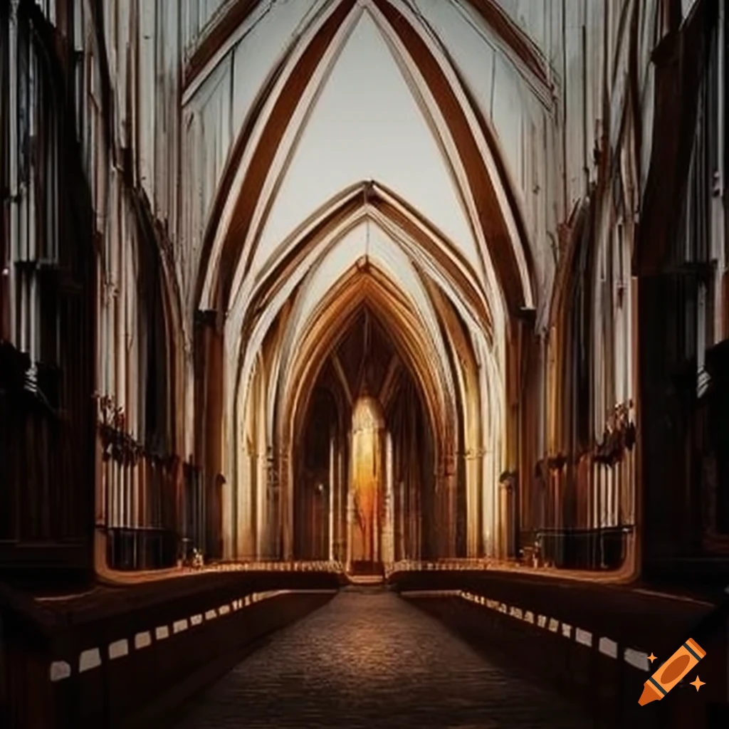 illusory cathedral-like cabin