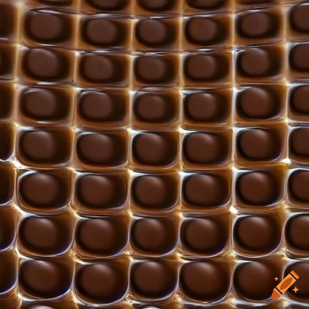 Dark brown glass with thick circle pattern