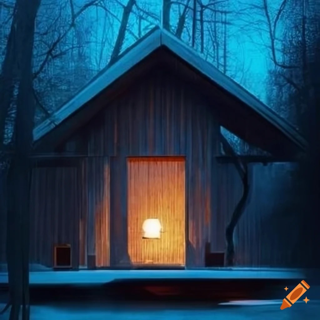 image of a cathedral-like cabin