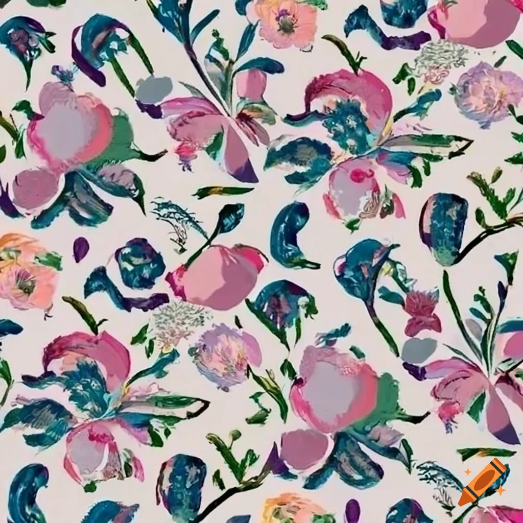 Dreamy floral pattern