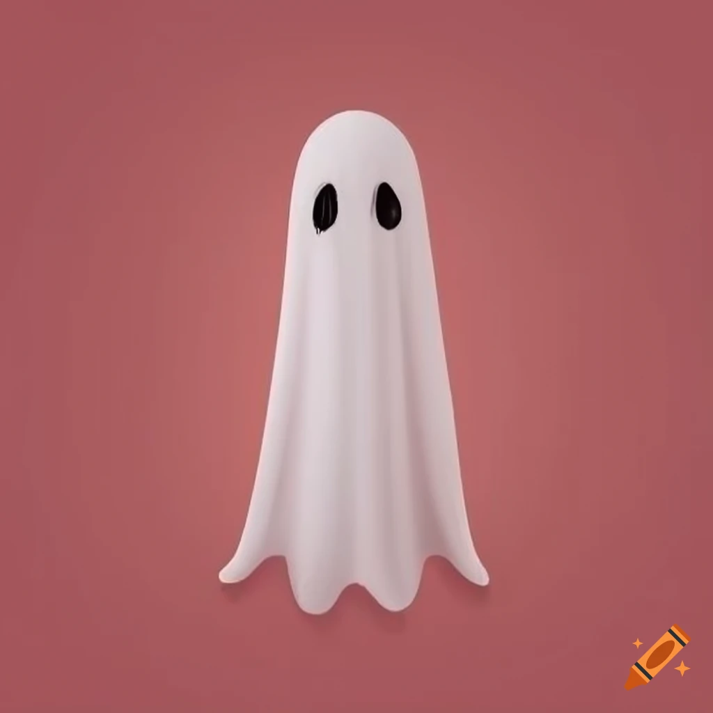 Pattern of ghostly figures on a background