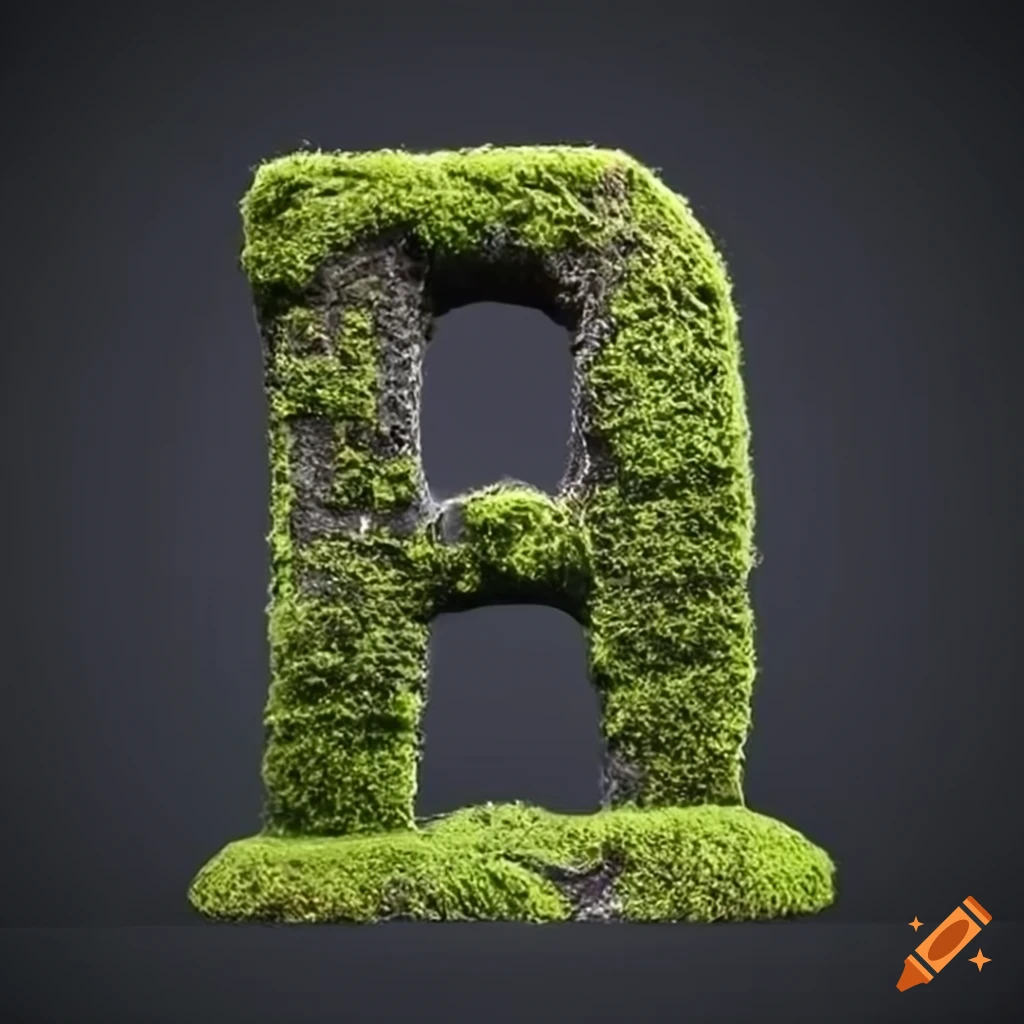 moss-covered-stone-letter-a-on-dark-background-on-craiyon