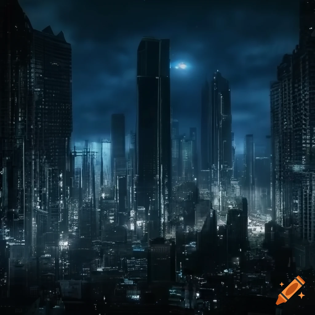 Data Center Distopia Photorealistic datacenter in a dystopian cityscape on Craiyon