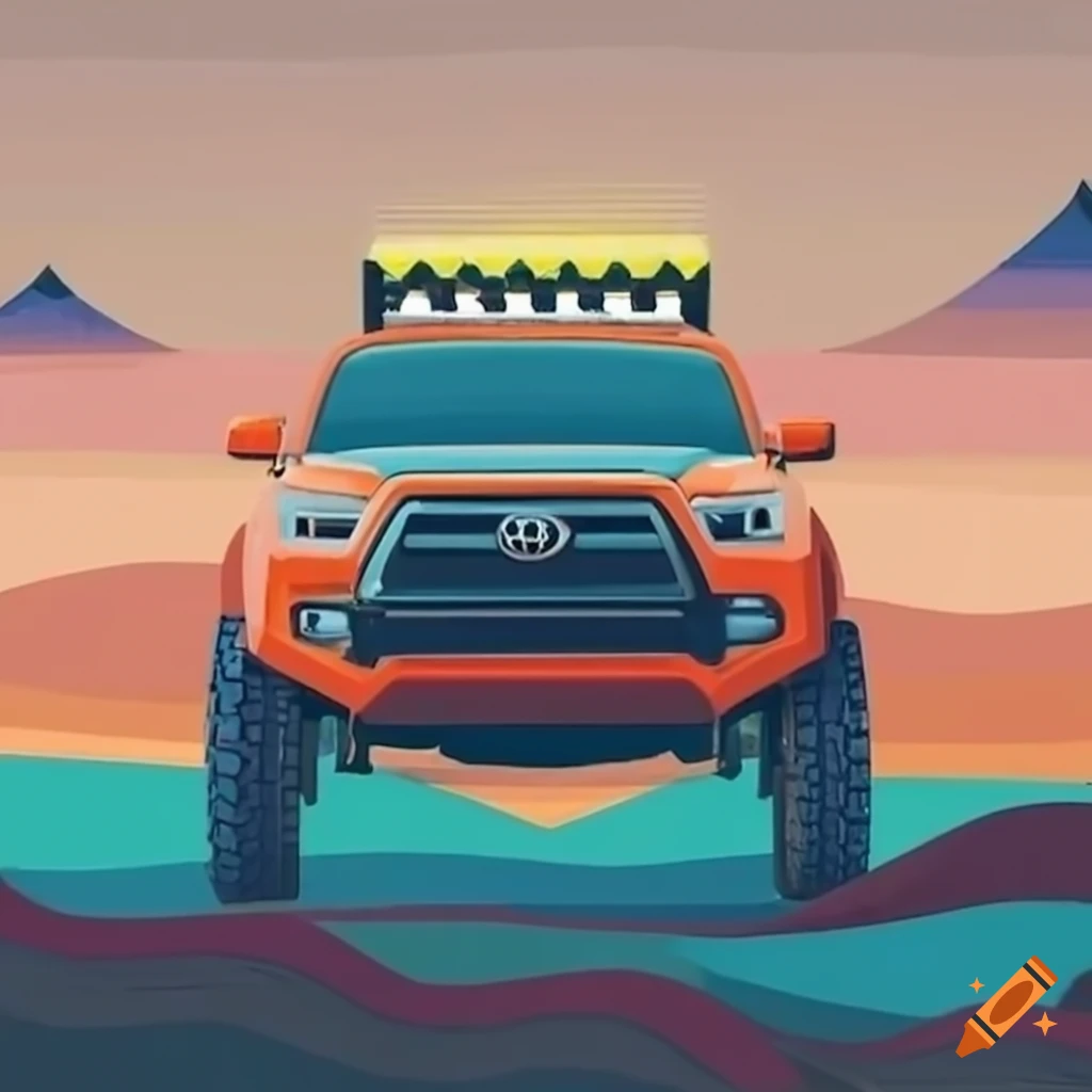 Toyota Tacoma Offroading In The Desert 5251