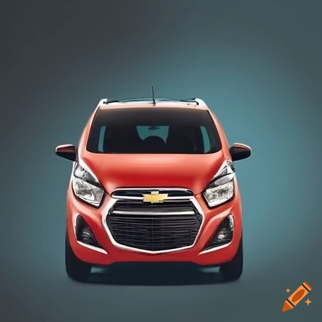 Chevy spark car in vibrant red color on Craiyon