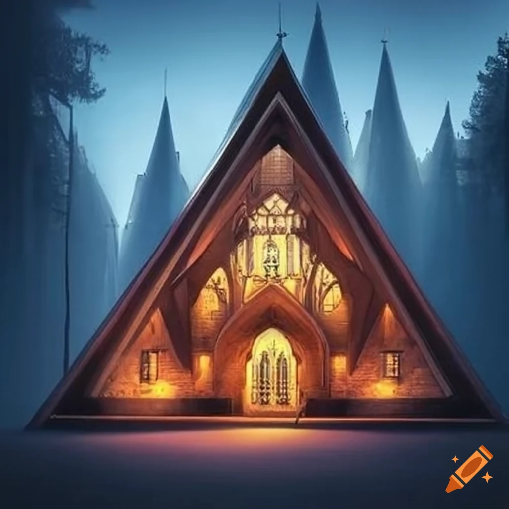 majestic cathedral-like cabin architecture