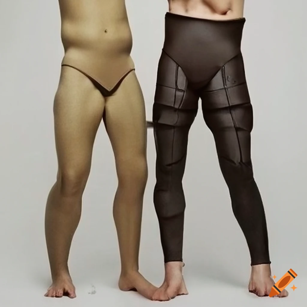 High-definition photo of martin margiela bandage leggings on Craiyon
