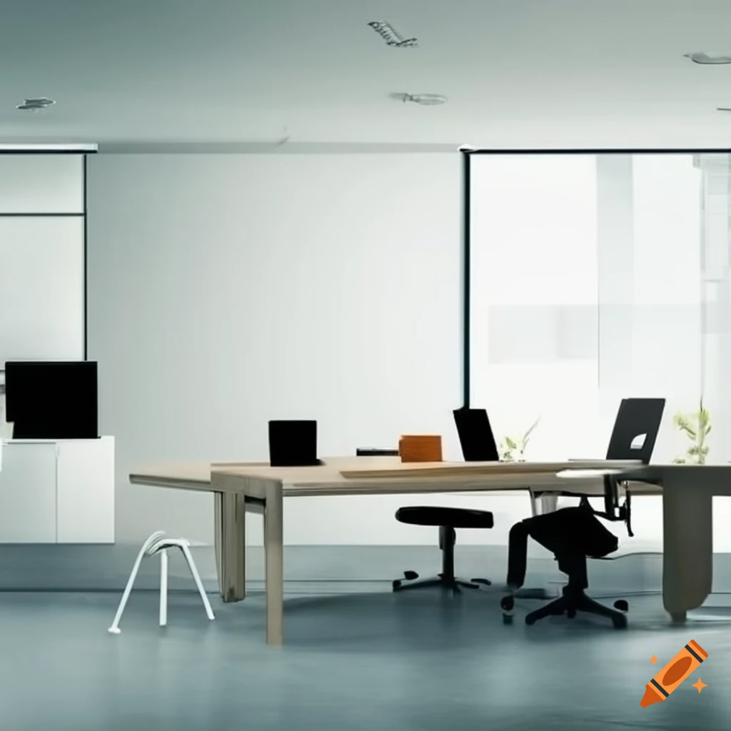 Modern office interior on Craiyon