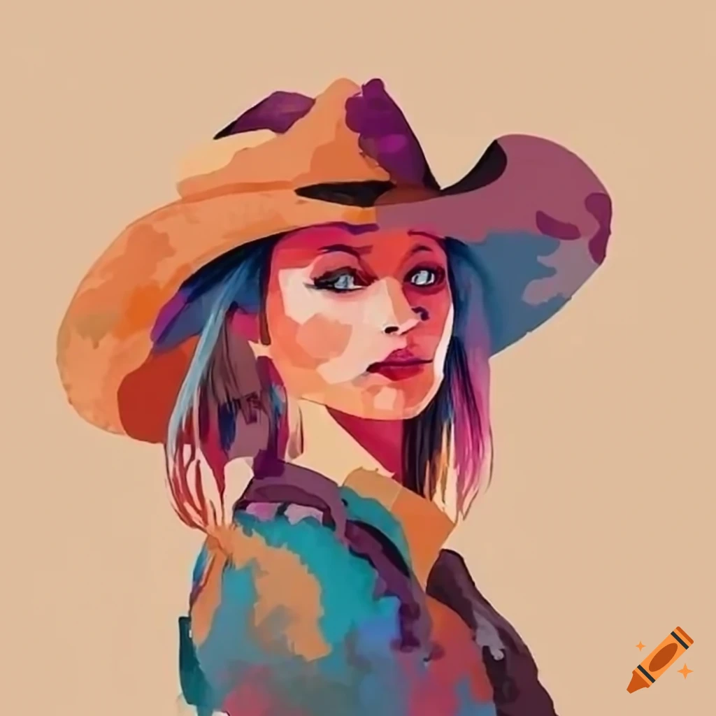cowgirl in the desert