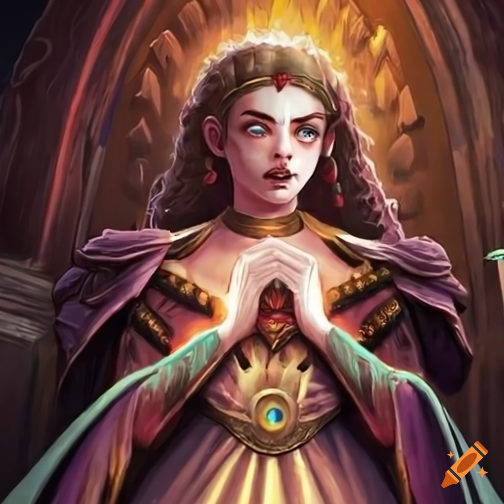 Image of a powerful wizard with magical abilities