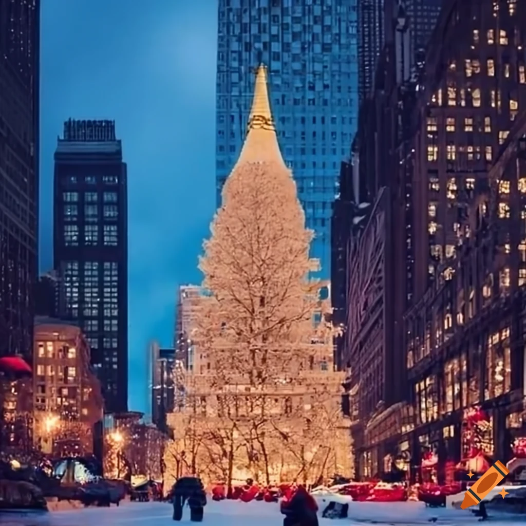 New york city during christmas season on Craiyon