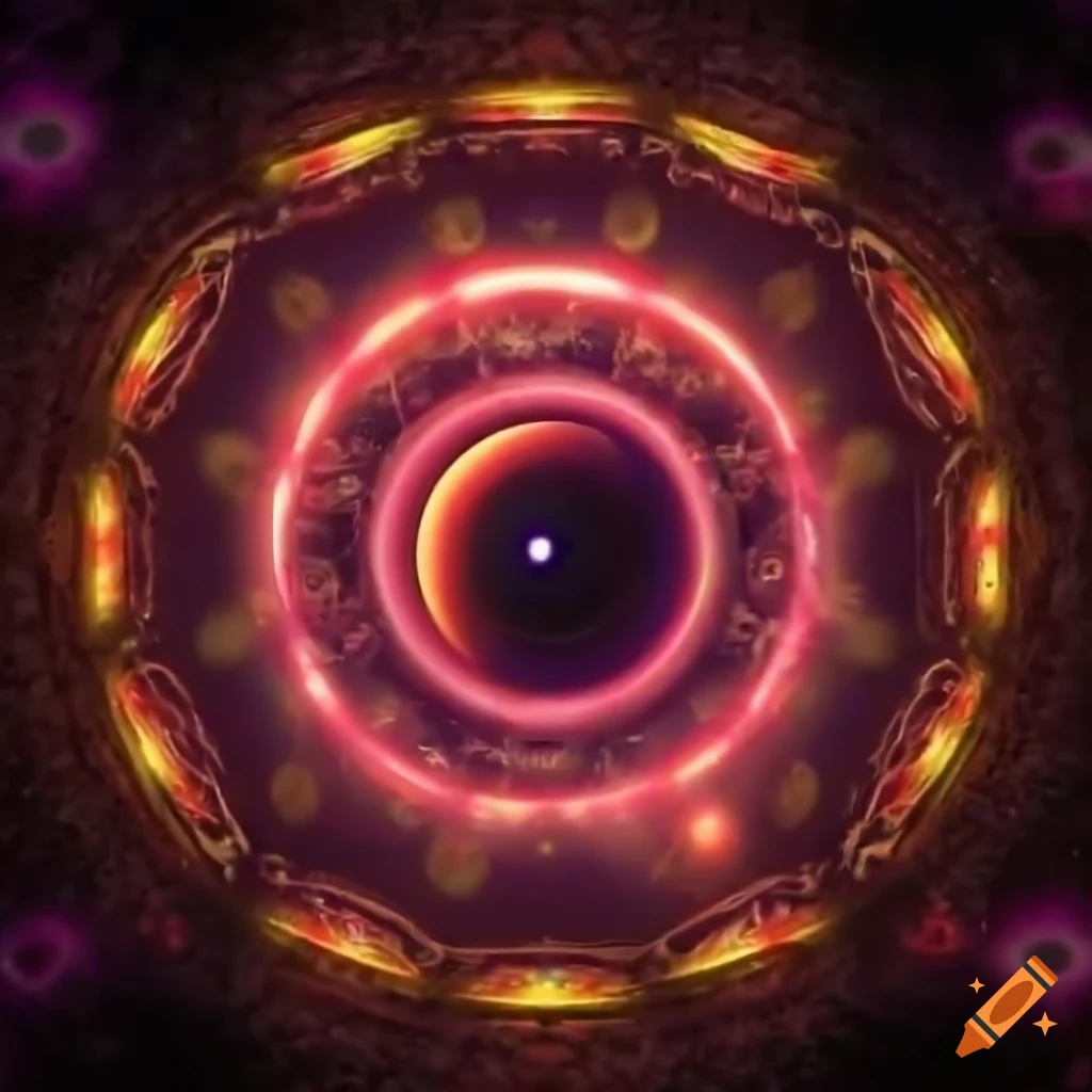 whirls inside a magical interior