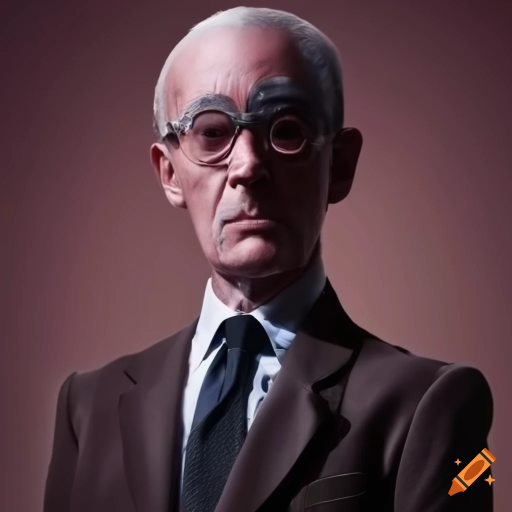 elderly man in a well-worn suit
