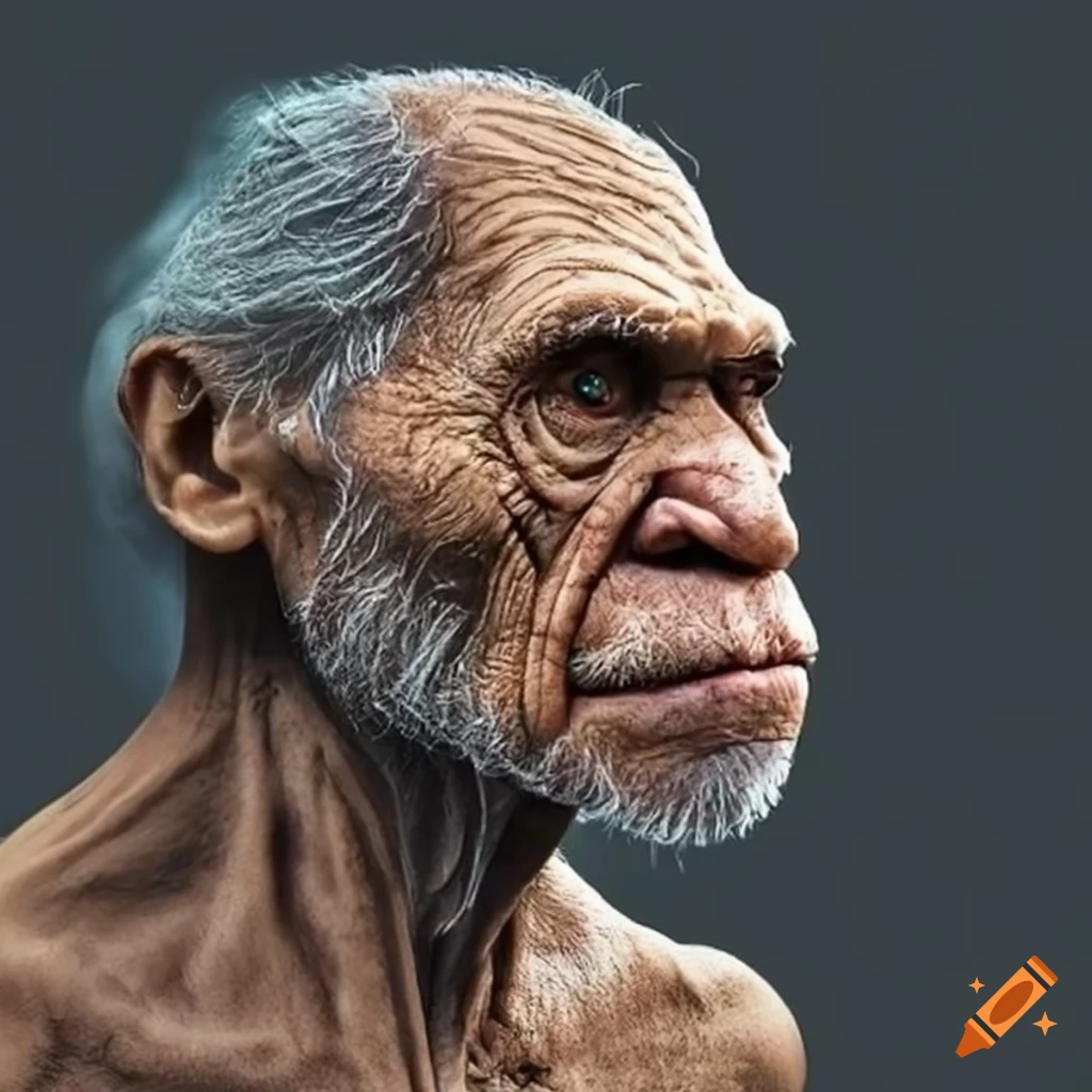 Visual representation of the aging process in humans