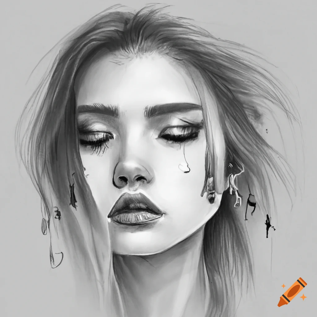 Depressed Girl Crying Drawing Tumblr at PaintingValley, sad girl drawing  tumblr HD wallpaper | Pxfuel