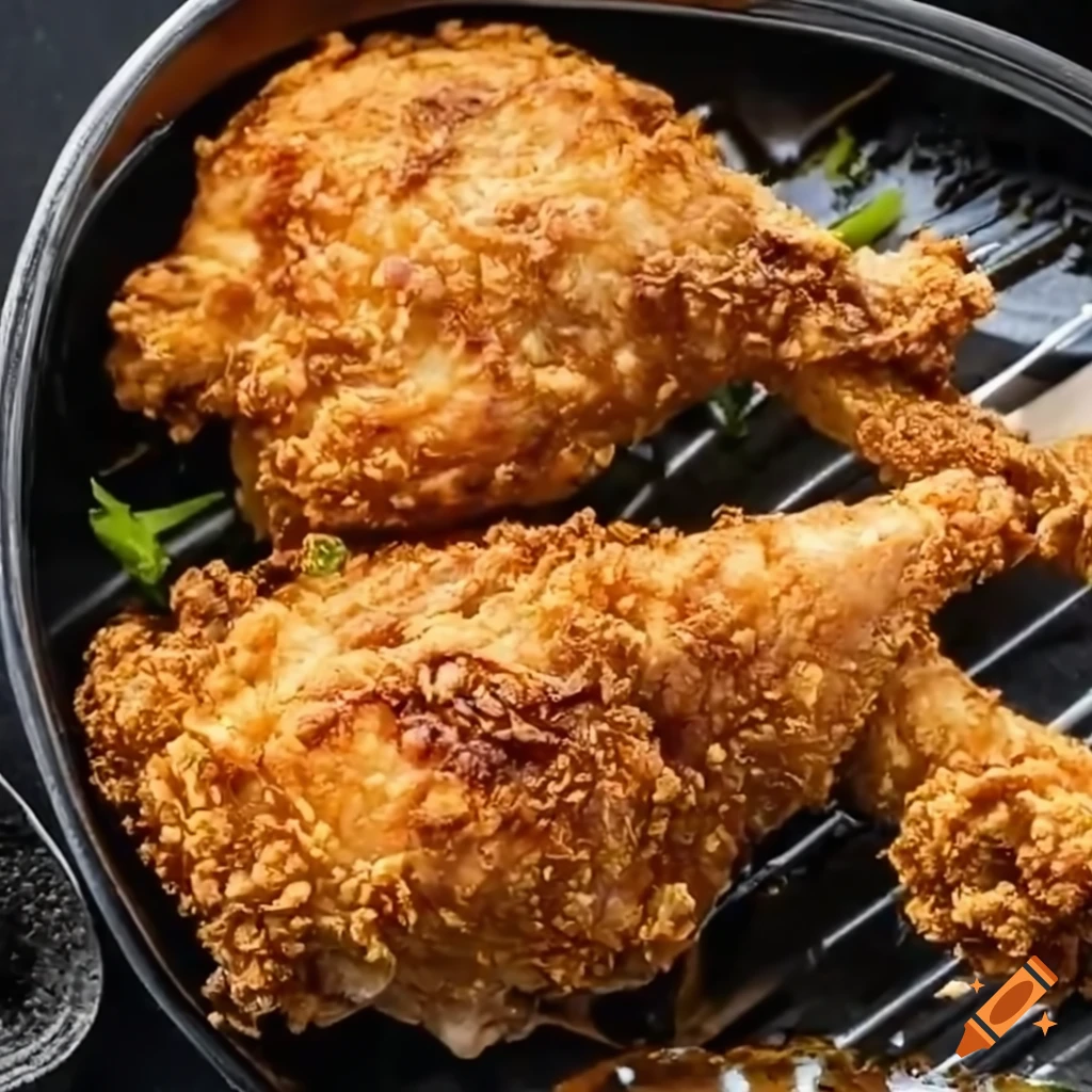 crispy fried chicken platter