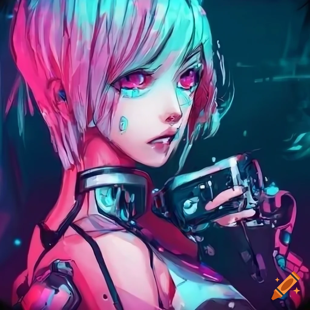Draw cyberpunk anime illustration by Delivian | Fiverr-baongoctrading.com.vn