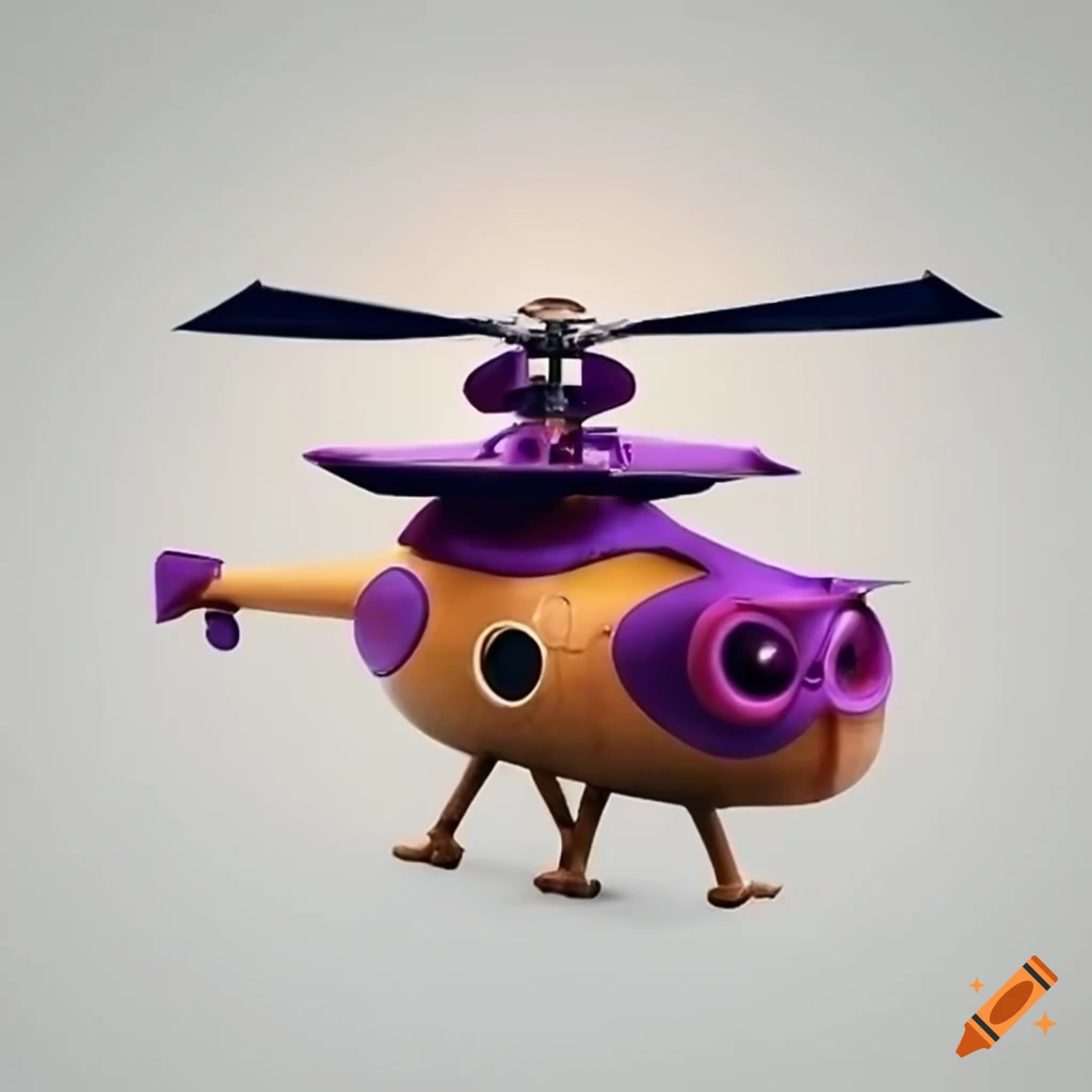 helicopter shaped like an owl