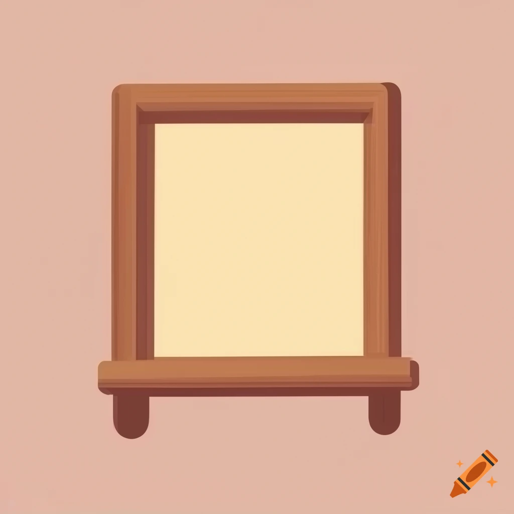 cute cartoon-style picture frame for games