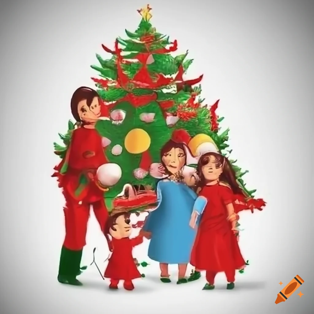 Christmas template with the name Rodríguez Sánchez