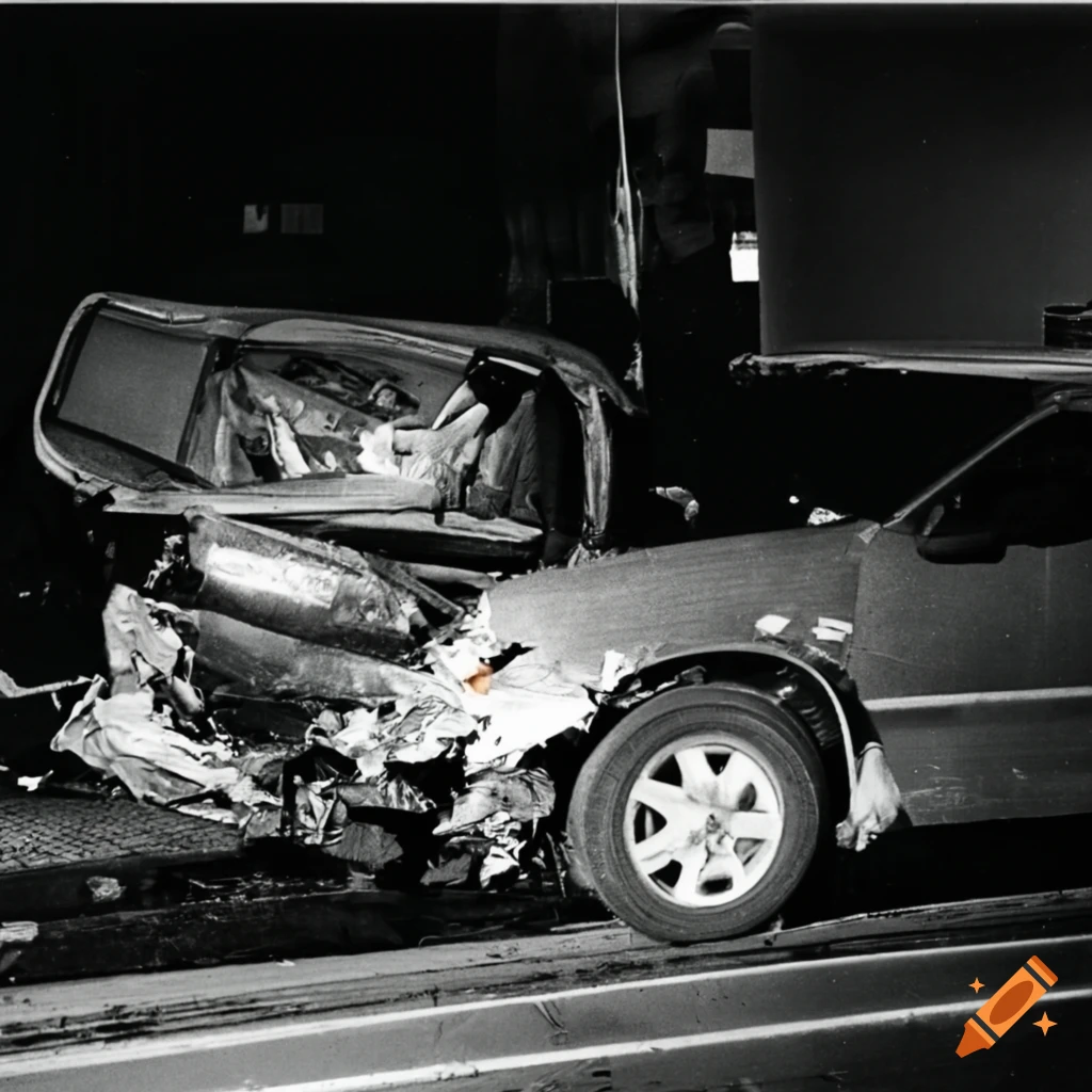 1999 car crash newspaper photo
