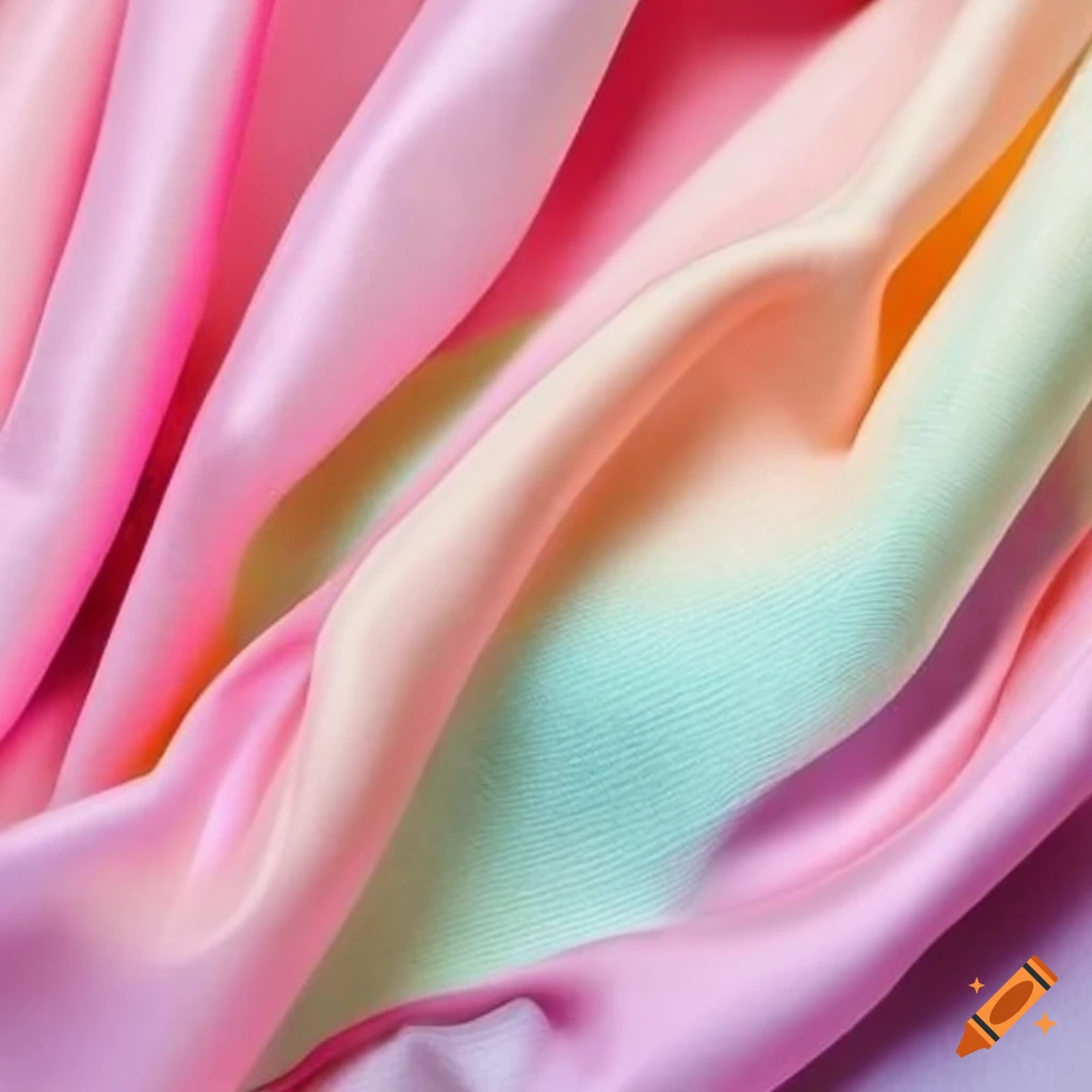 pastel color silk fabric