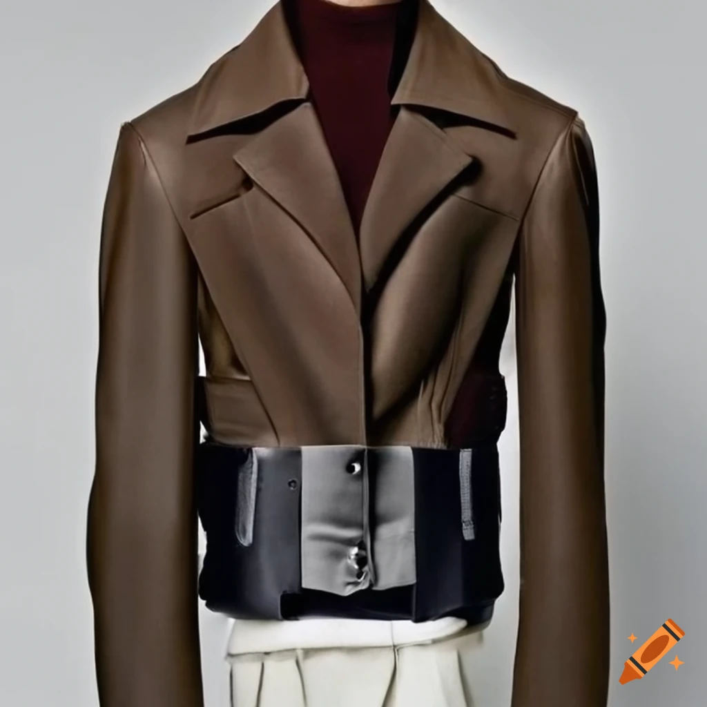 close-up of Martin Margiela bandage jacket