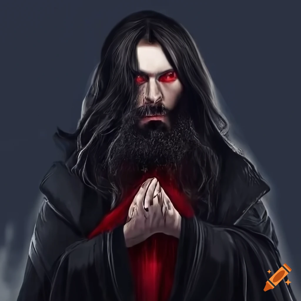 image of a mysterious magician with a staff