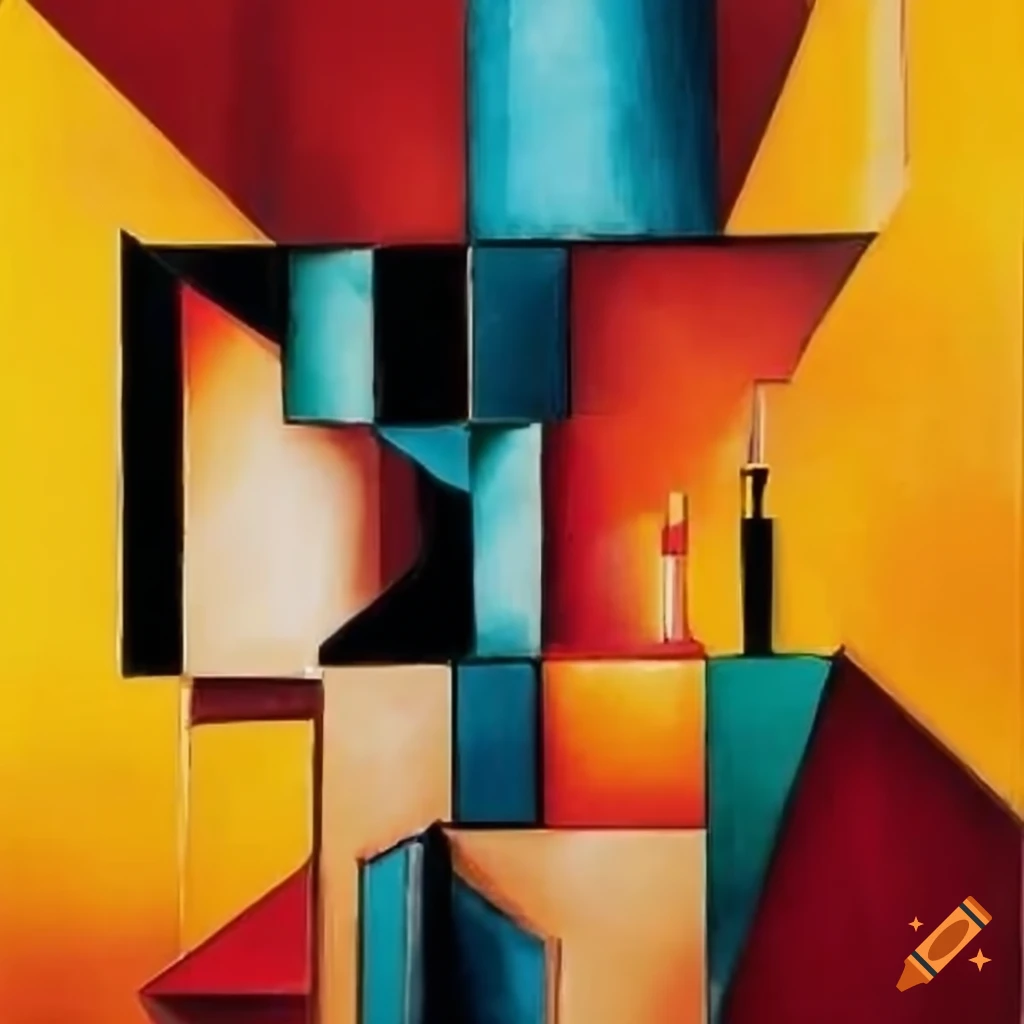 cubist representation of a house