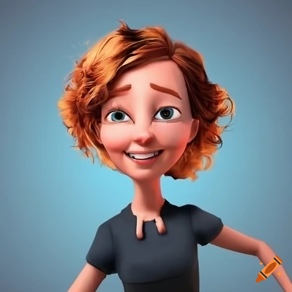 Animated Teacher Character On Craiyon