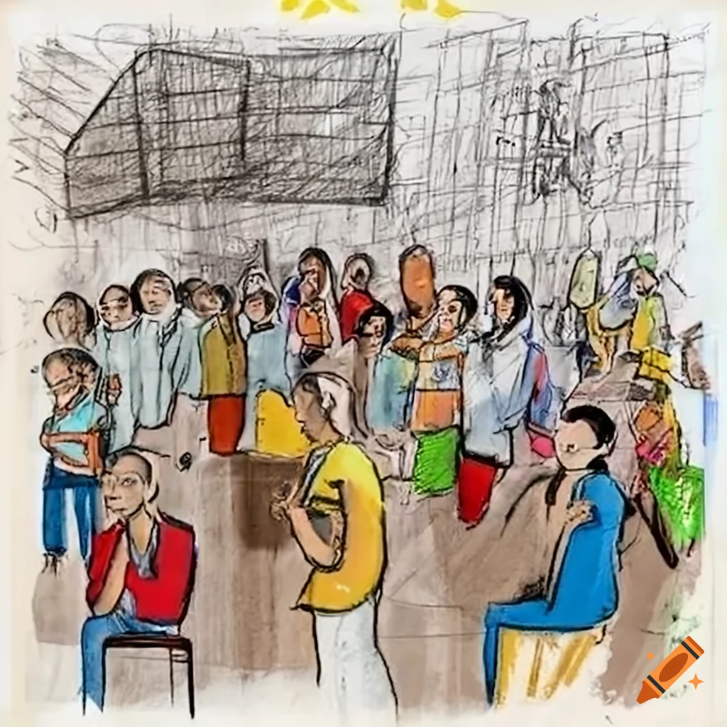 image of people casting votes in the Philippines