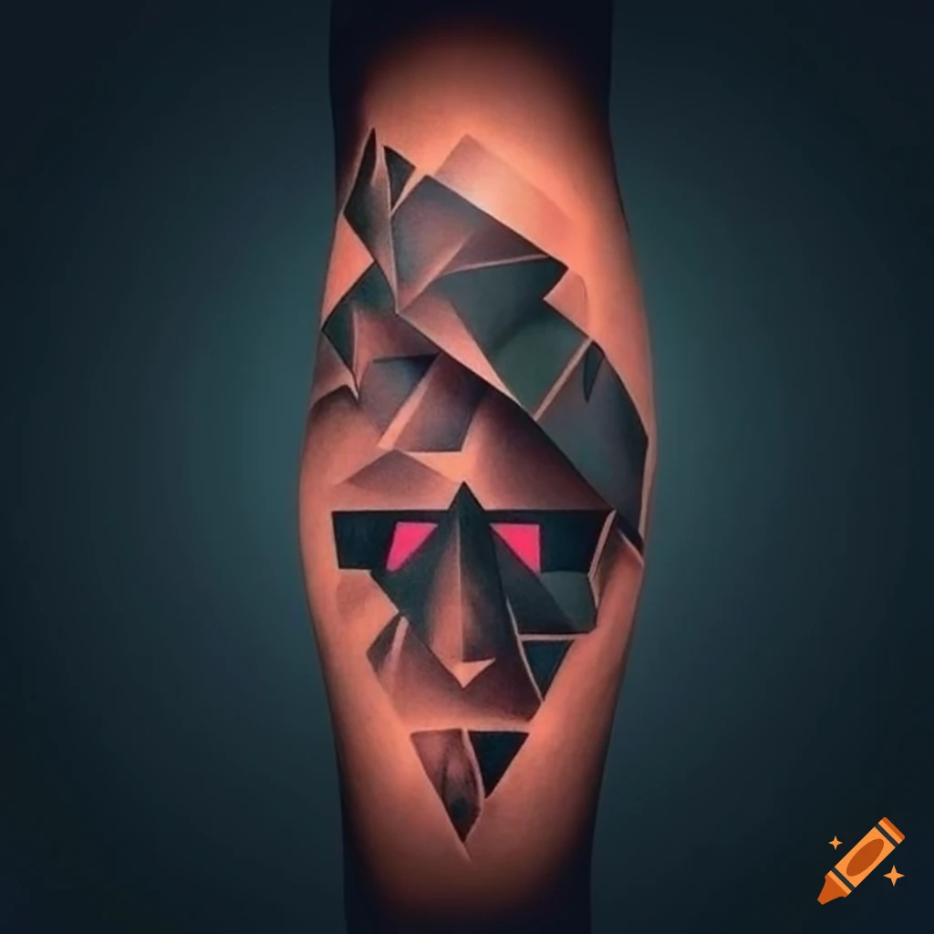 set of black abstract geometric tattoo contemporary clip art element vector  20796060 Vector Art at Vecteezy