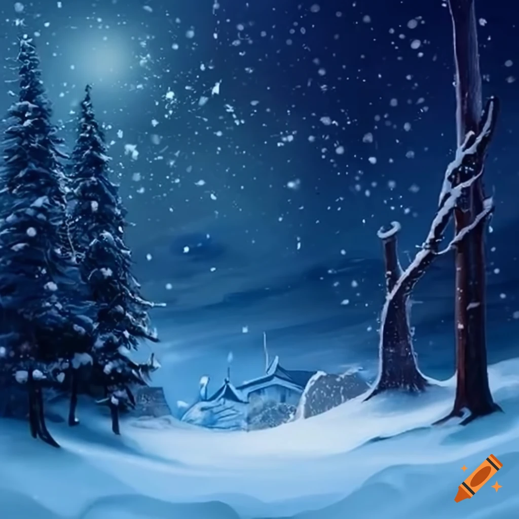 winter fantasy artwork