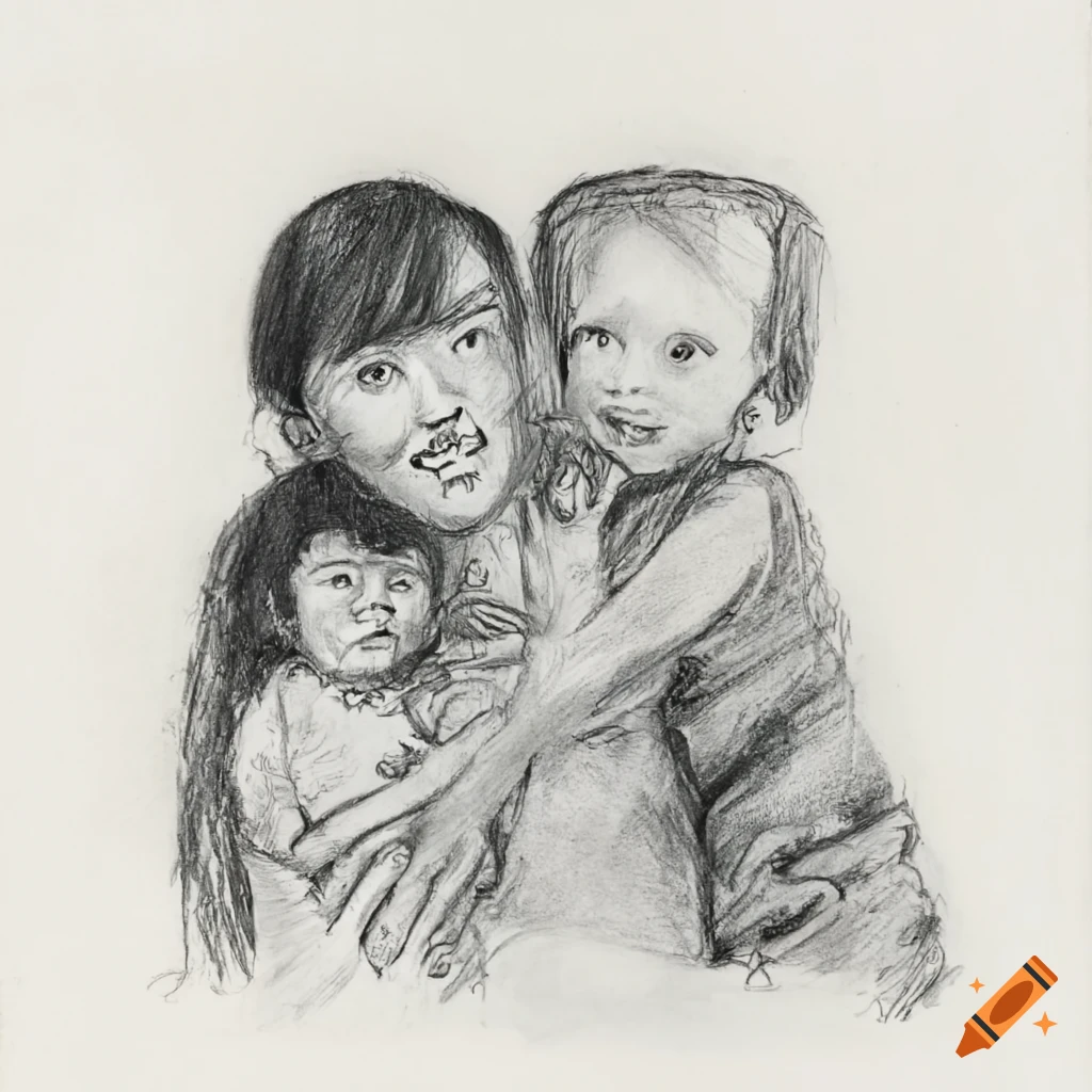 How To Make Creative Family Portraits Drawing
