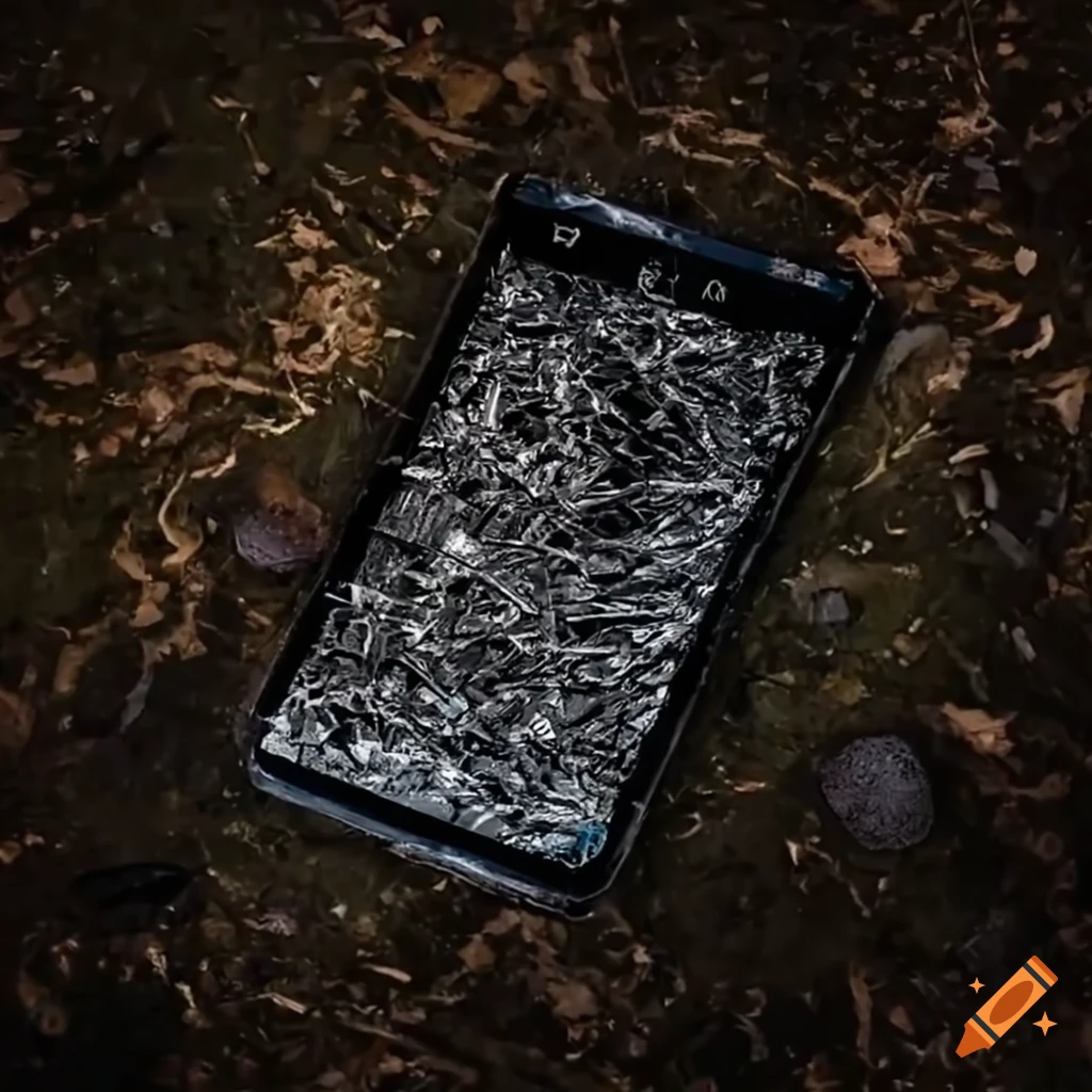 broken Fairphone 5 on the ground