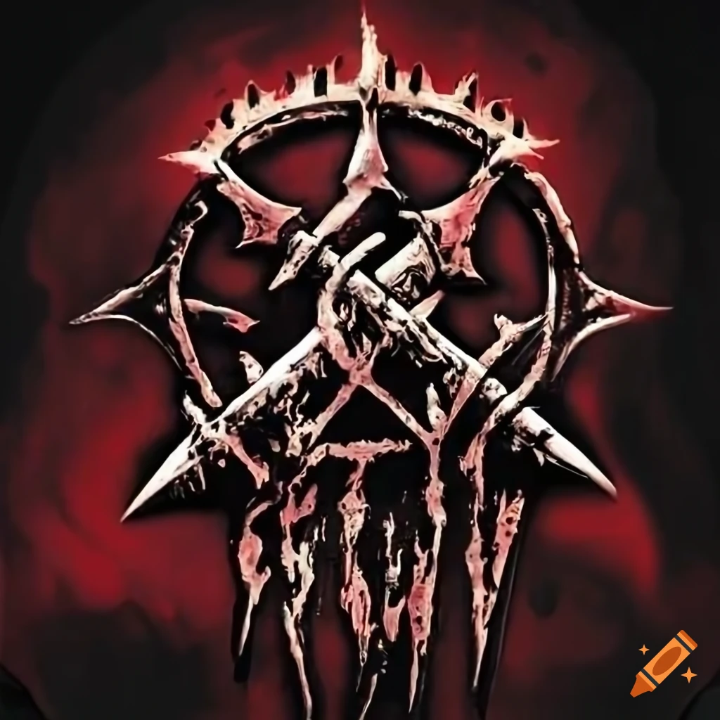 Metal Logo & Leather Billfold Wallet