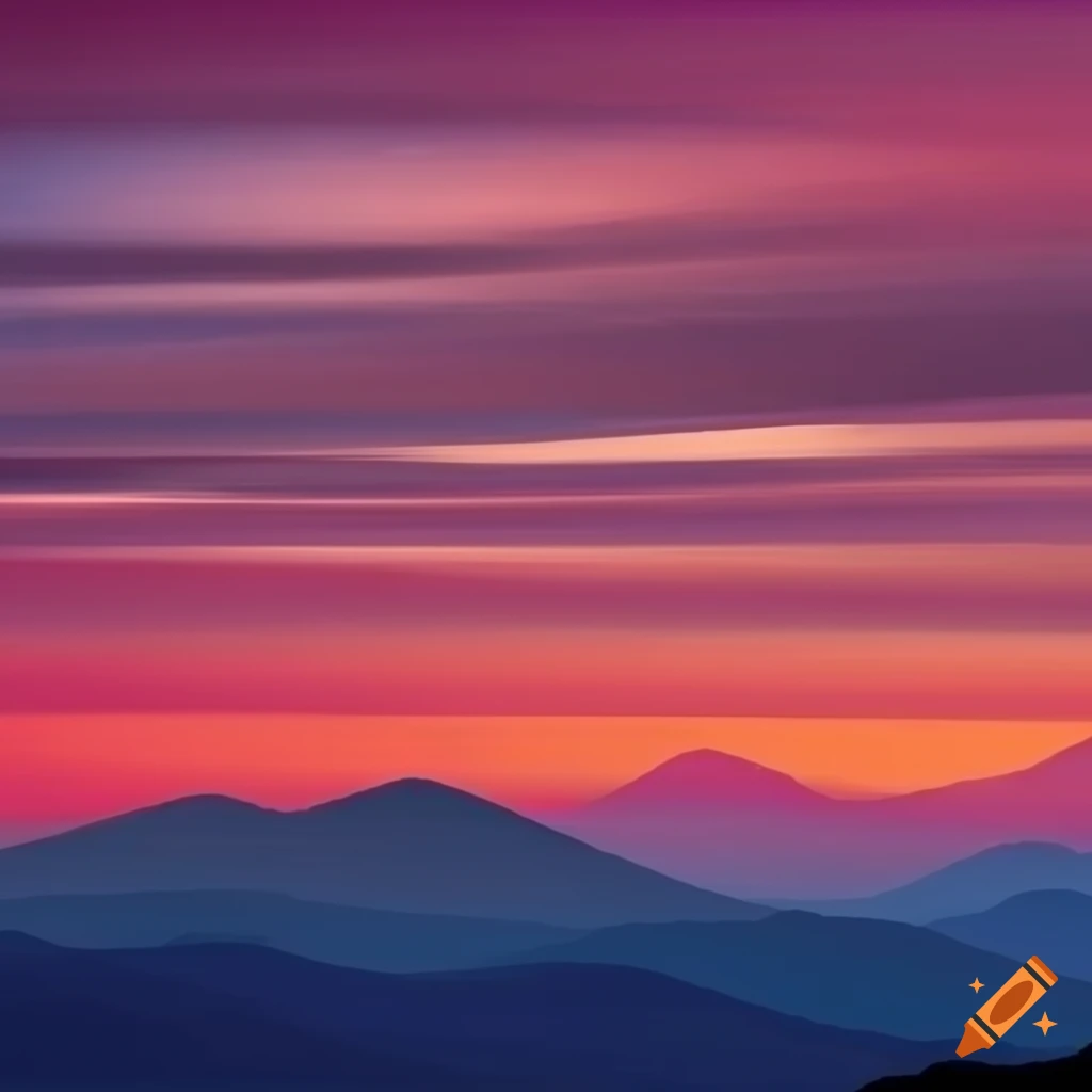 Coloring Magical Sunset Sky and other techniques with Caran D'Ache