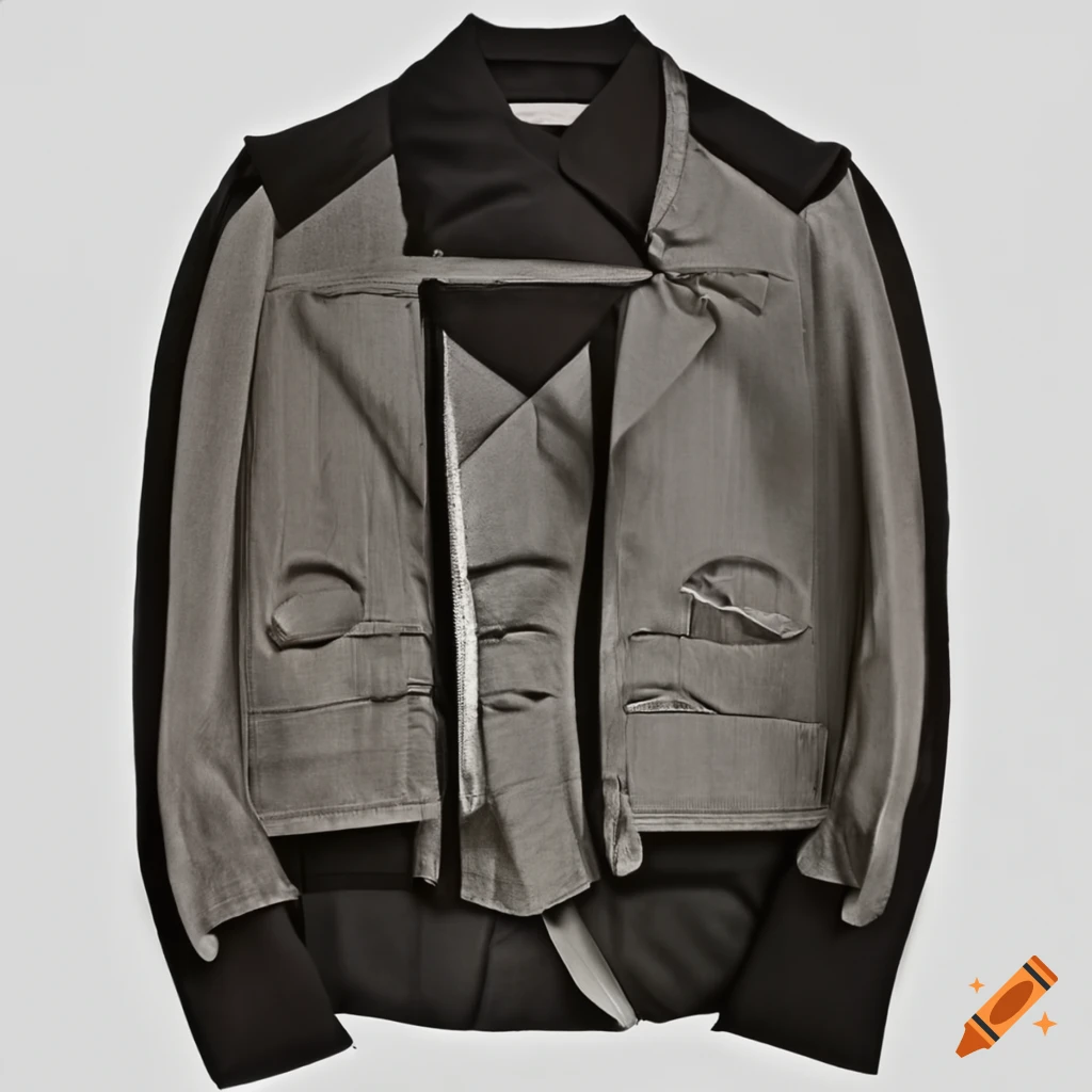HD photo of a Martin Margiela bandage jacket