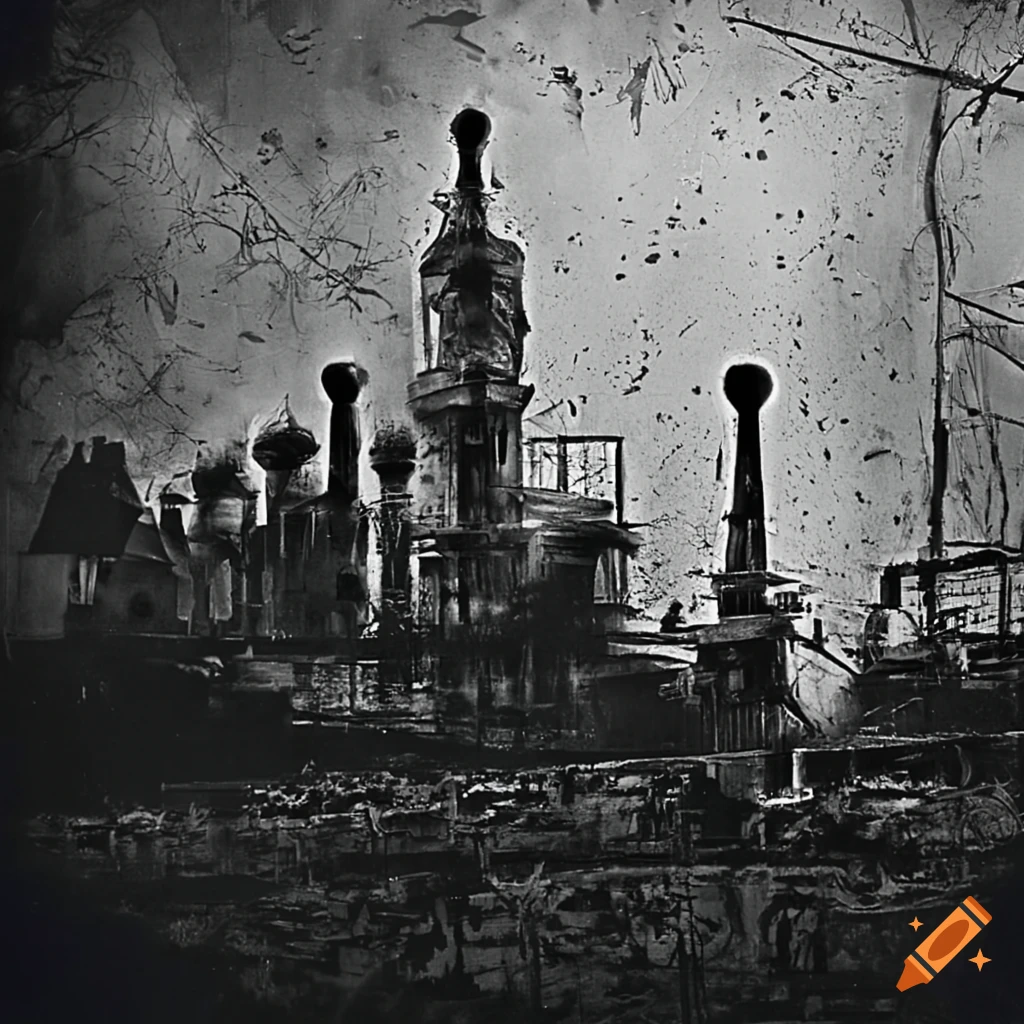 image of gasification in a Russian village