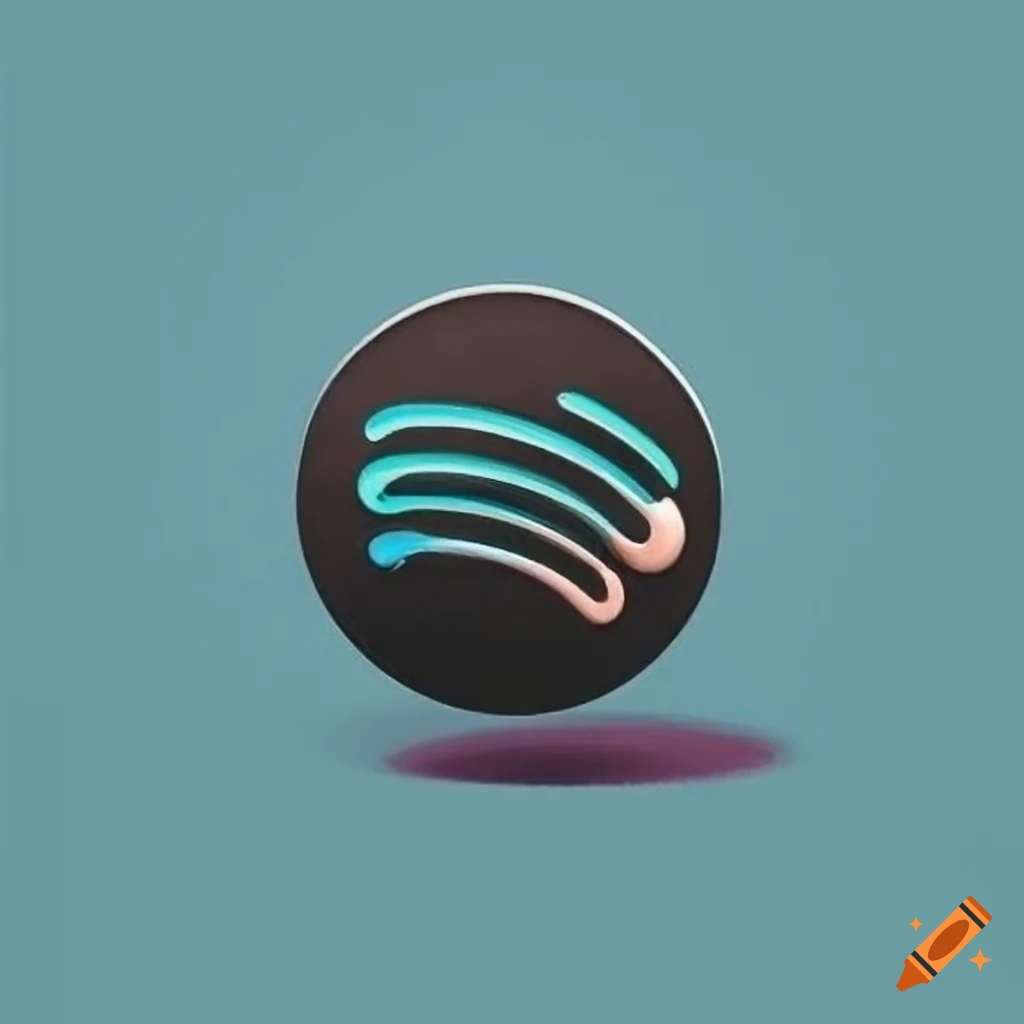 Music app icon similar to spotify on Craiyon